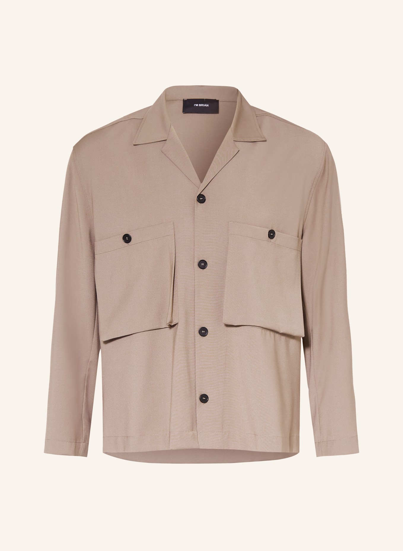 I'M BRIAN Overshirt: TAUPE