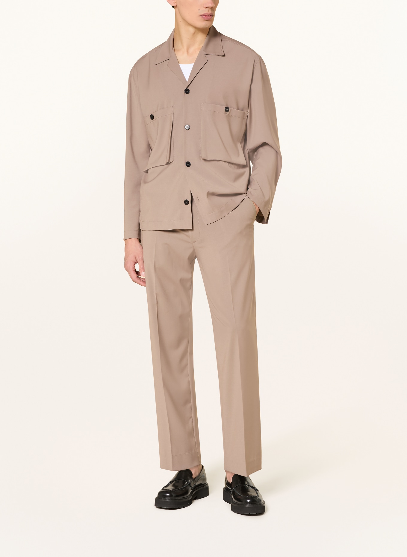 I'M BRIAN Overshirt: TAUPE