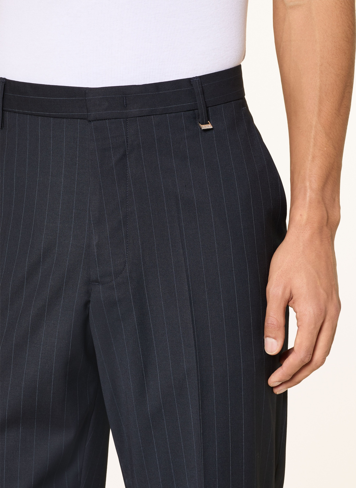 I'M BRIAN Pantalon de costume coupe classique: BLU