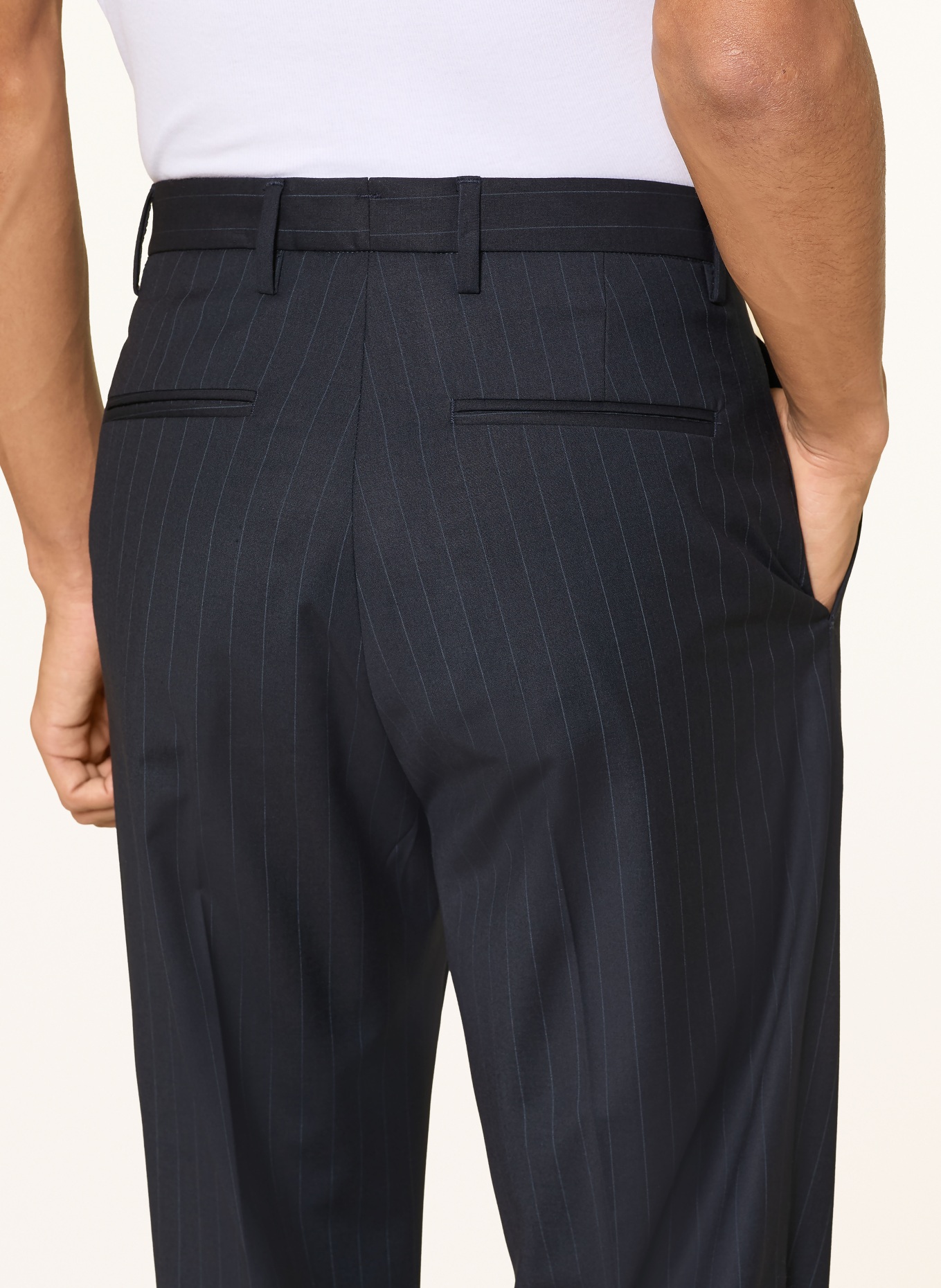 I'M BRIAN Pantalon de costume coupe classique: BLU