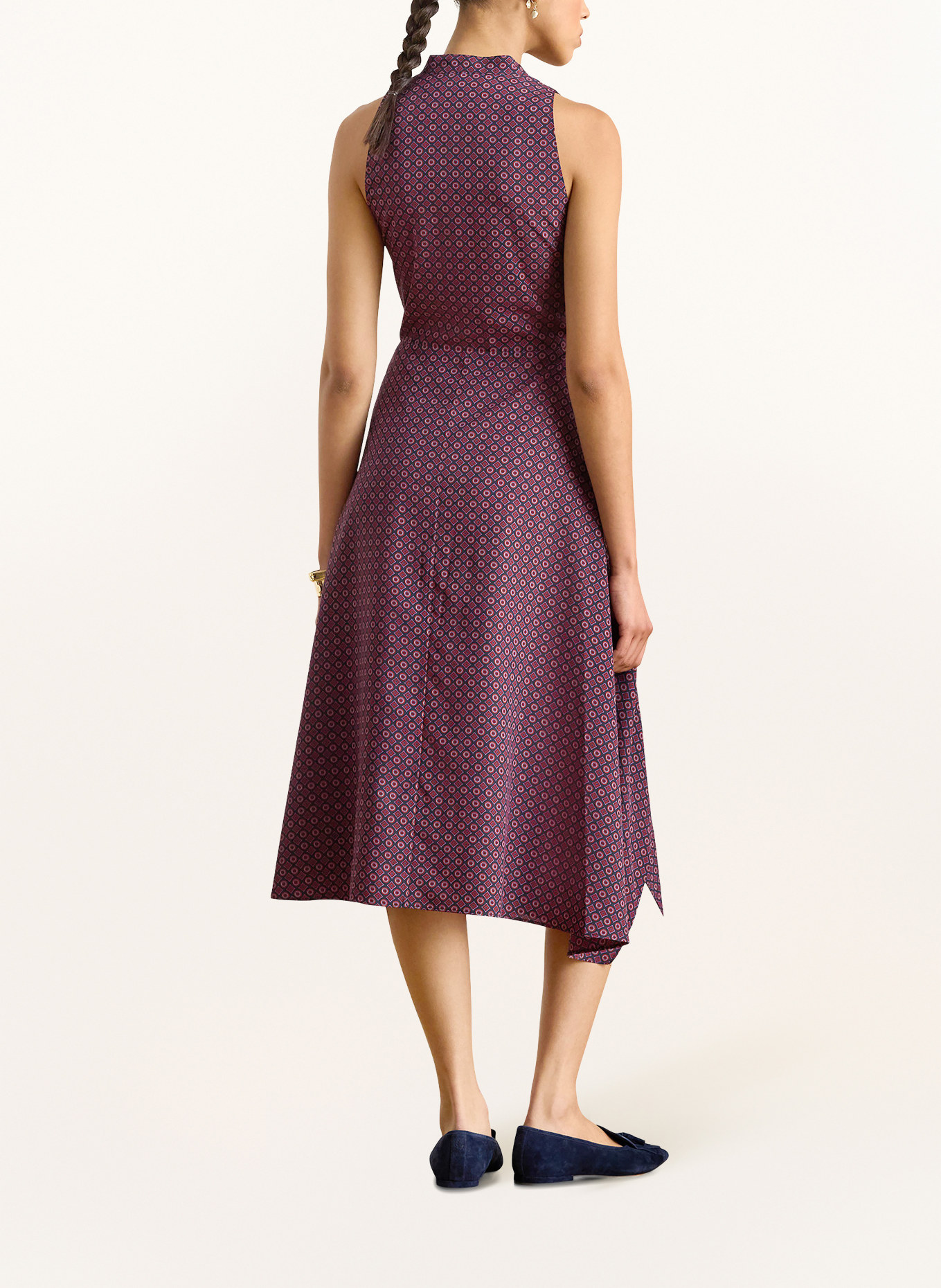 LAUREN RALPH LAUREN Sukienka: GRANATOWY / LILA / CZERWONY