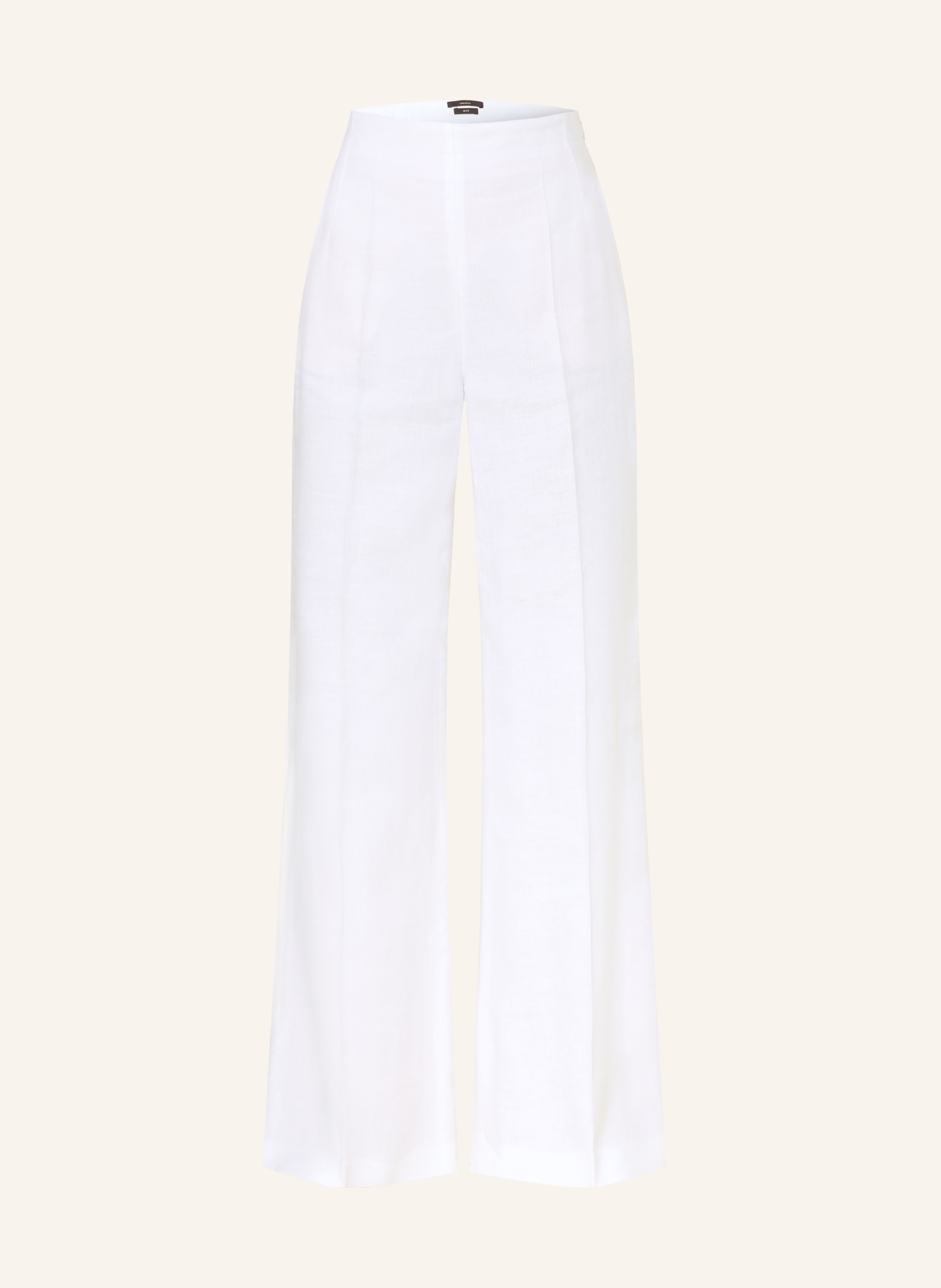 windsor. Marlenehose mit Leinen: WEISS