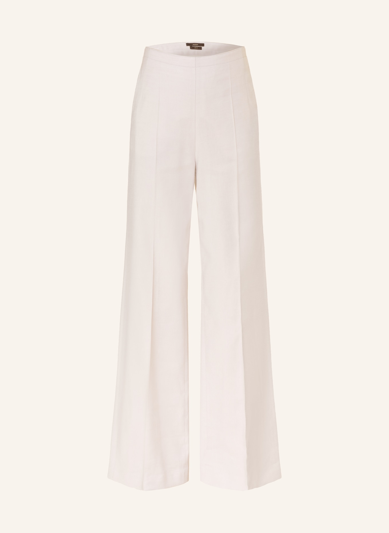 windsor. Marlene pants with linen: LIGHT GRAY