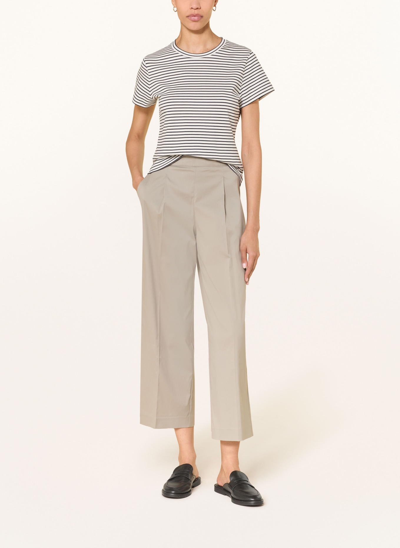 windsor. T-Shirt: WEISS / SCHWARZ