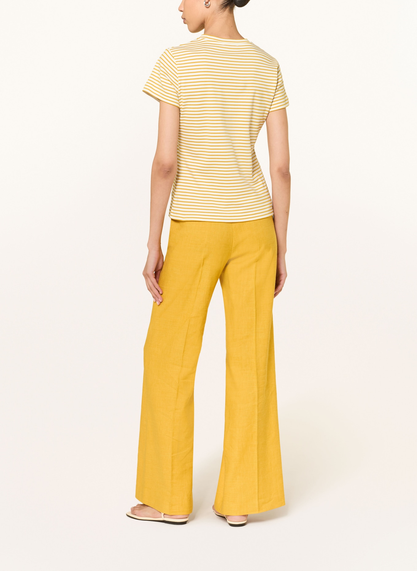 windsor. T-shirt: WIT / DONKERGEEL