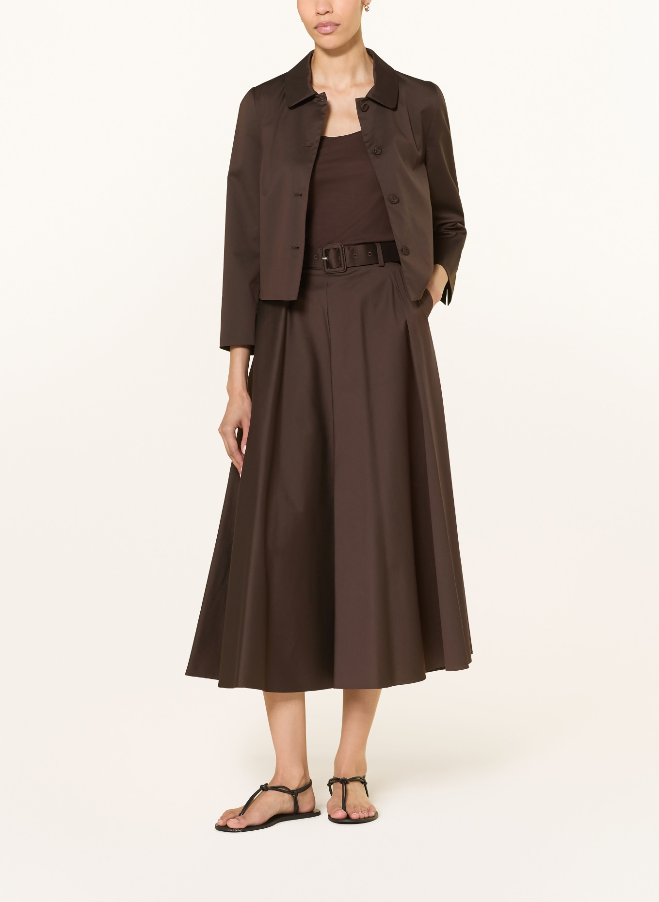 windsor. Rok: MARRON FONCÉ