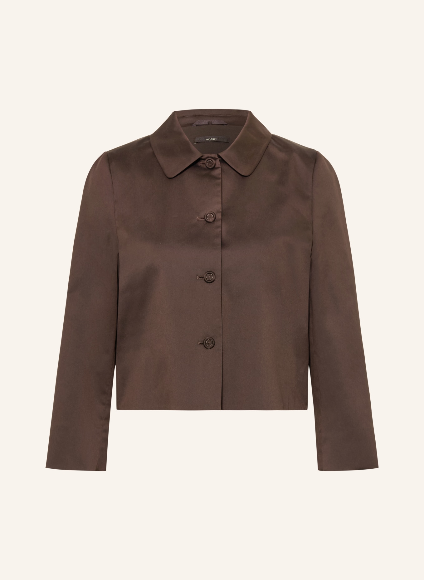 windsor. Kastenjacke: DUNKELBRAUN