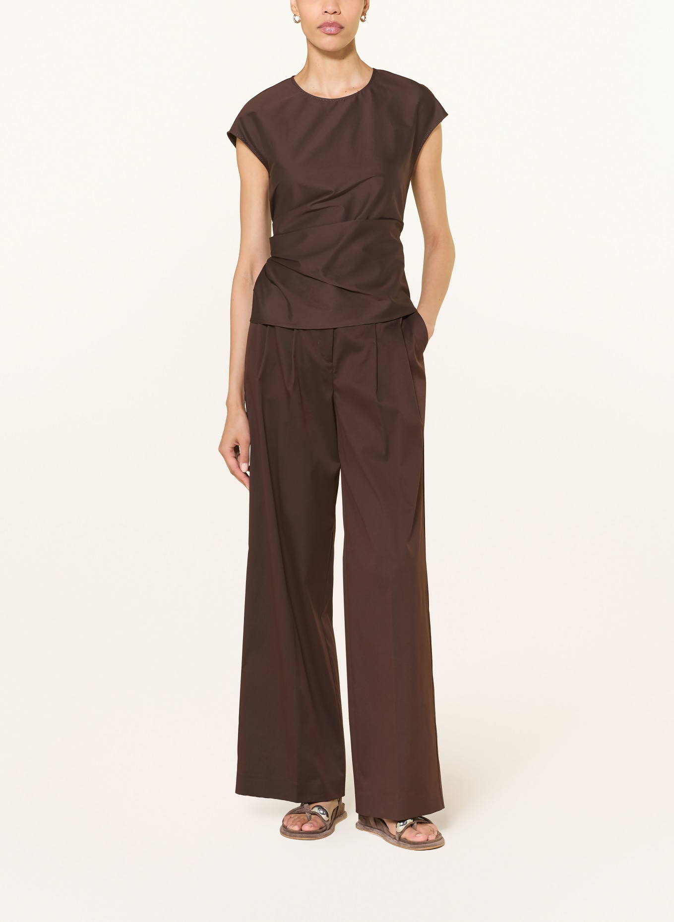 windsor. blouse: MARRON FONCÉ