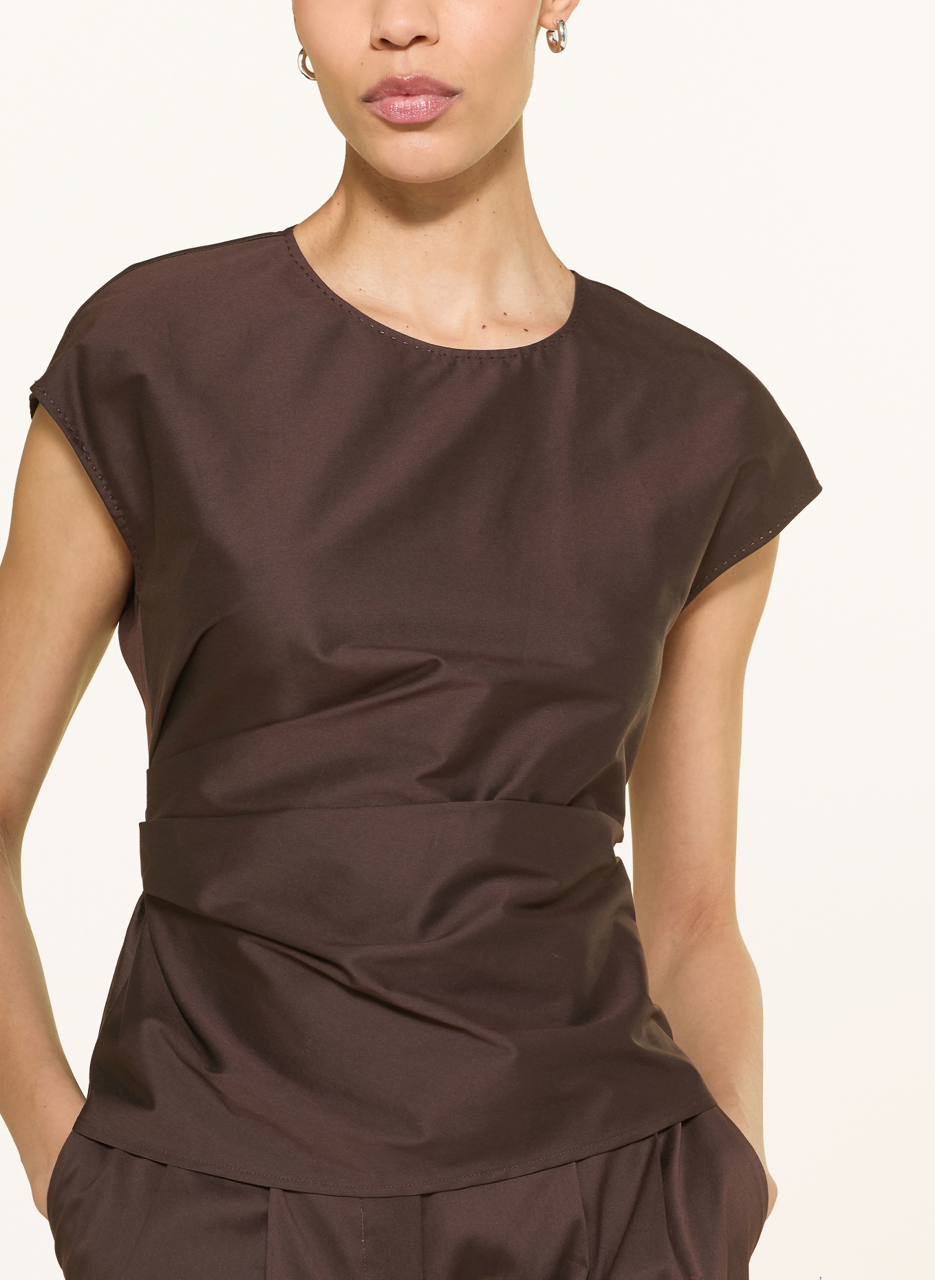 windsor. blouse: MARRON FONCÉ