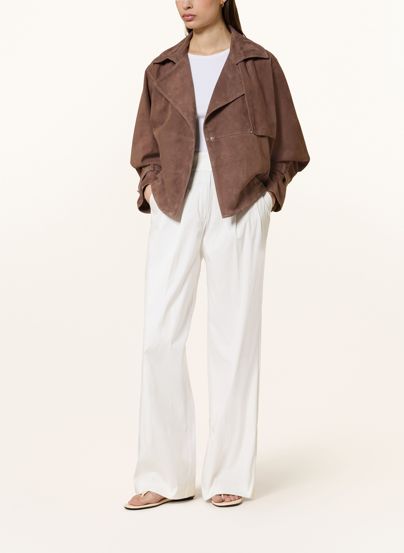 windsor. Marlenehose: WEISS