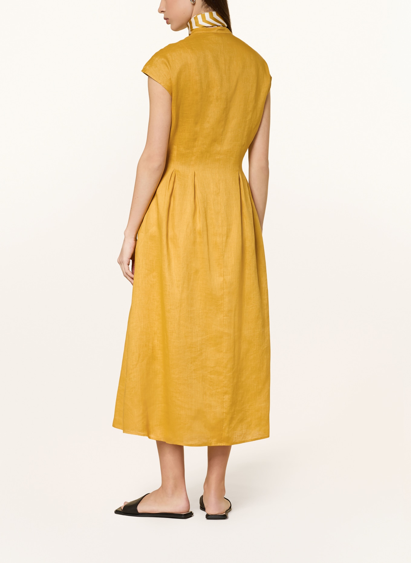 windsor. Leinenkleid: DUNKELGELB