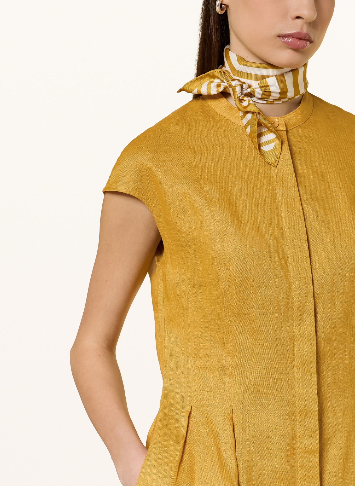 windsor. Leinenkleid: DUNKELGELB