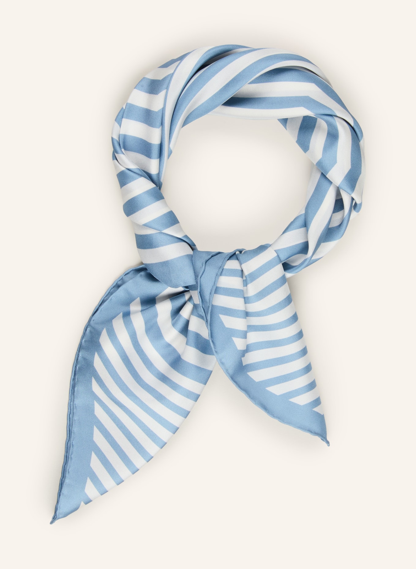 windsor. Seidentuch: HELLBLAU / WEISS