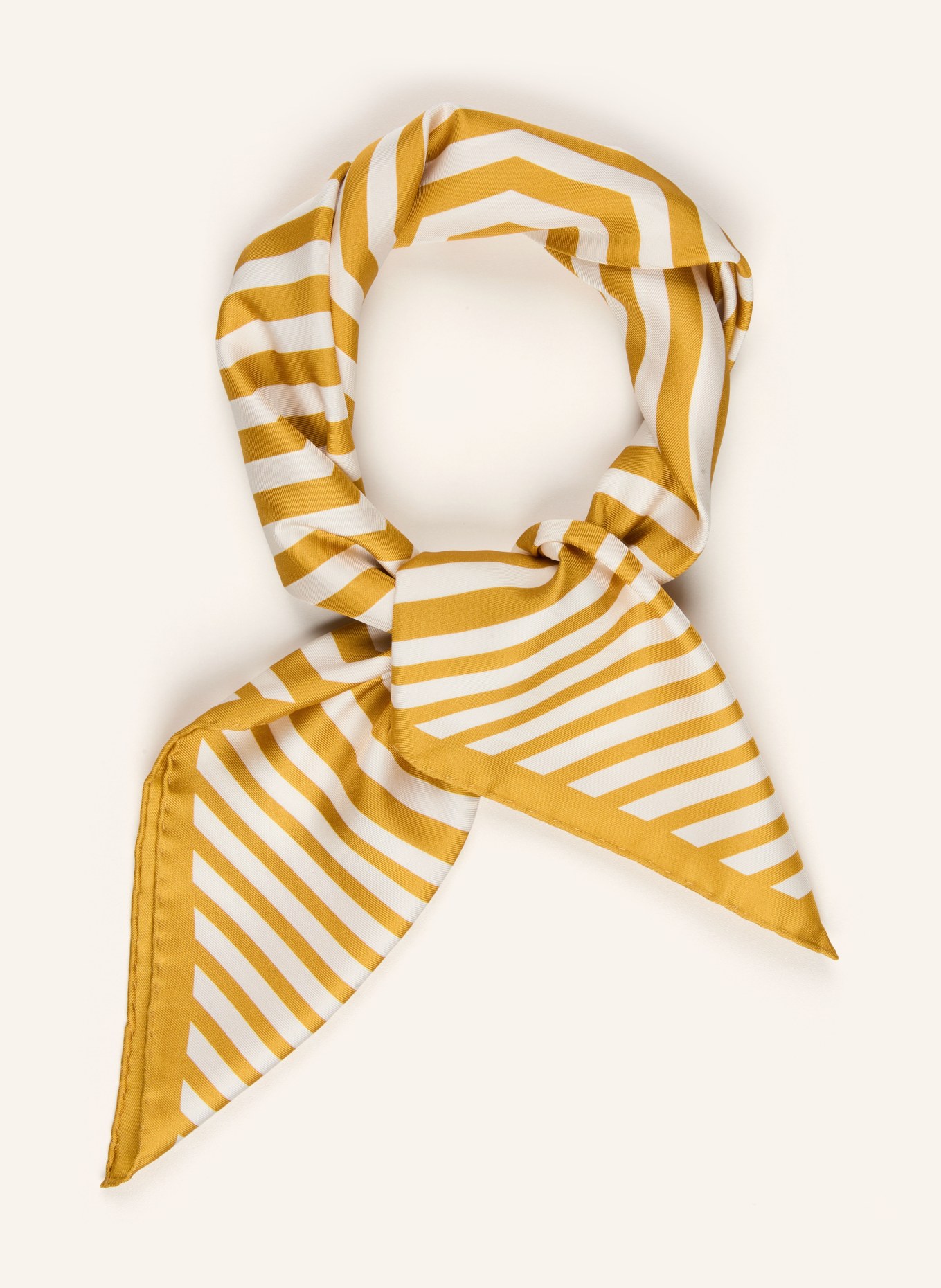 windsor. Seidentuch: DUNKELGELB / WEISS