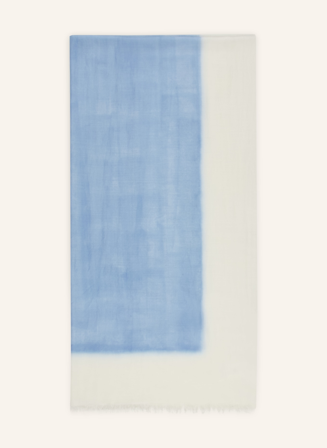 windsor. sjaal: LICHTBLAUW / CRÈME