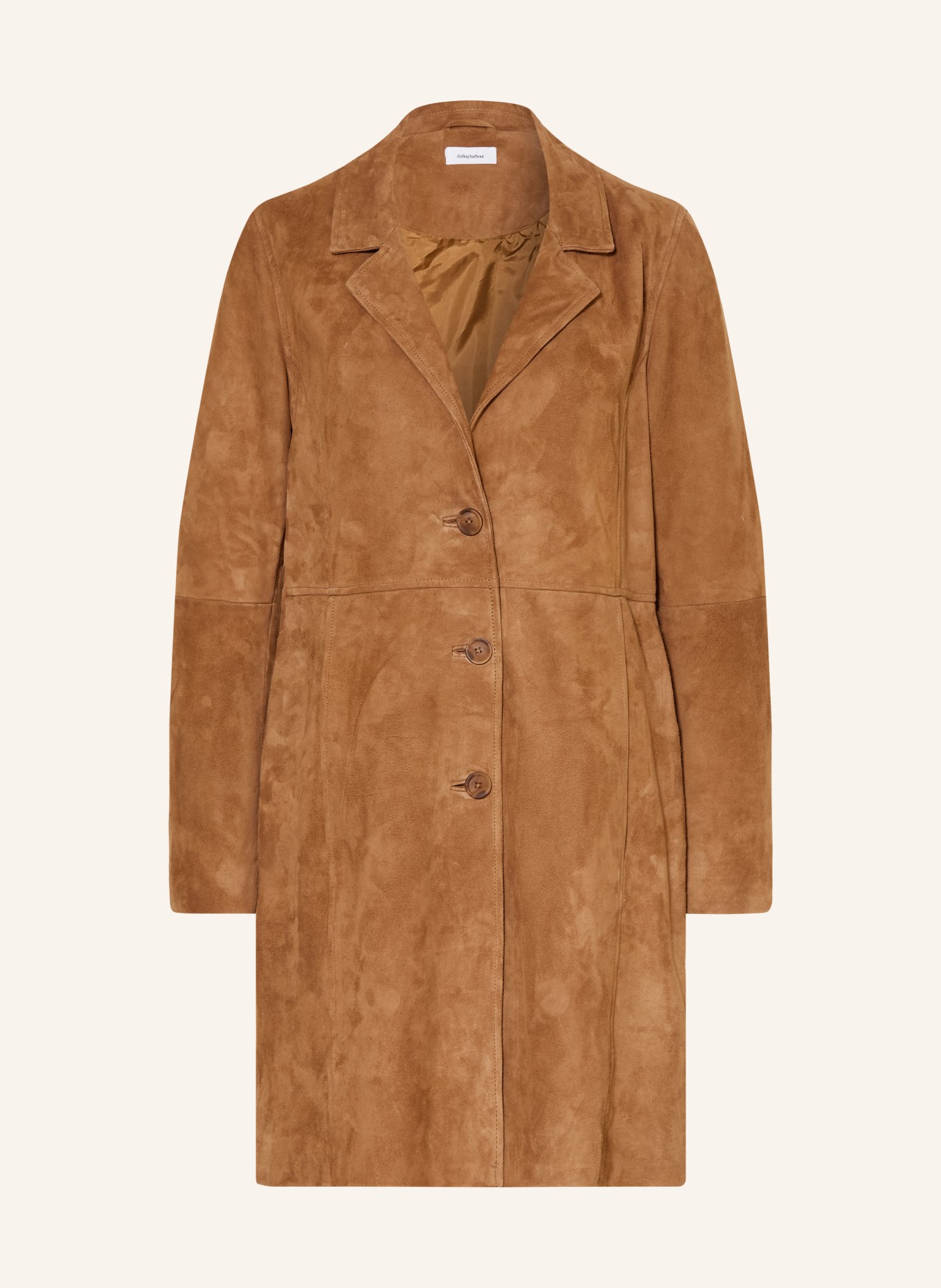 darling harbour Leren jas: CARAMEL