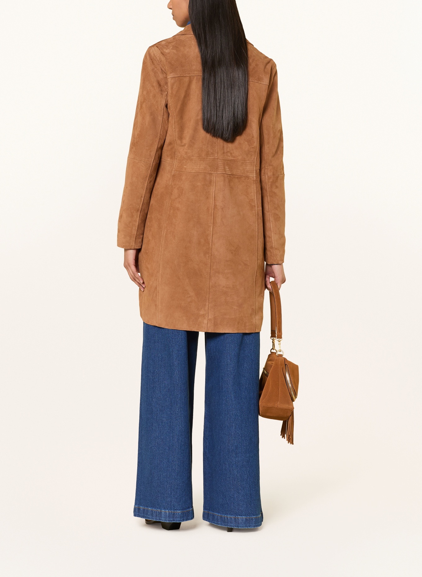 darling harbour Leren jas: CARAMEL