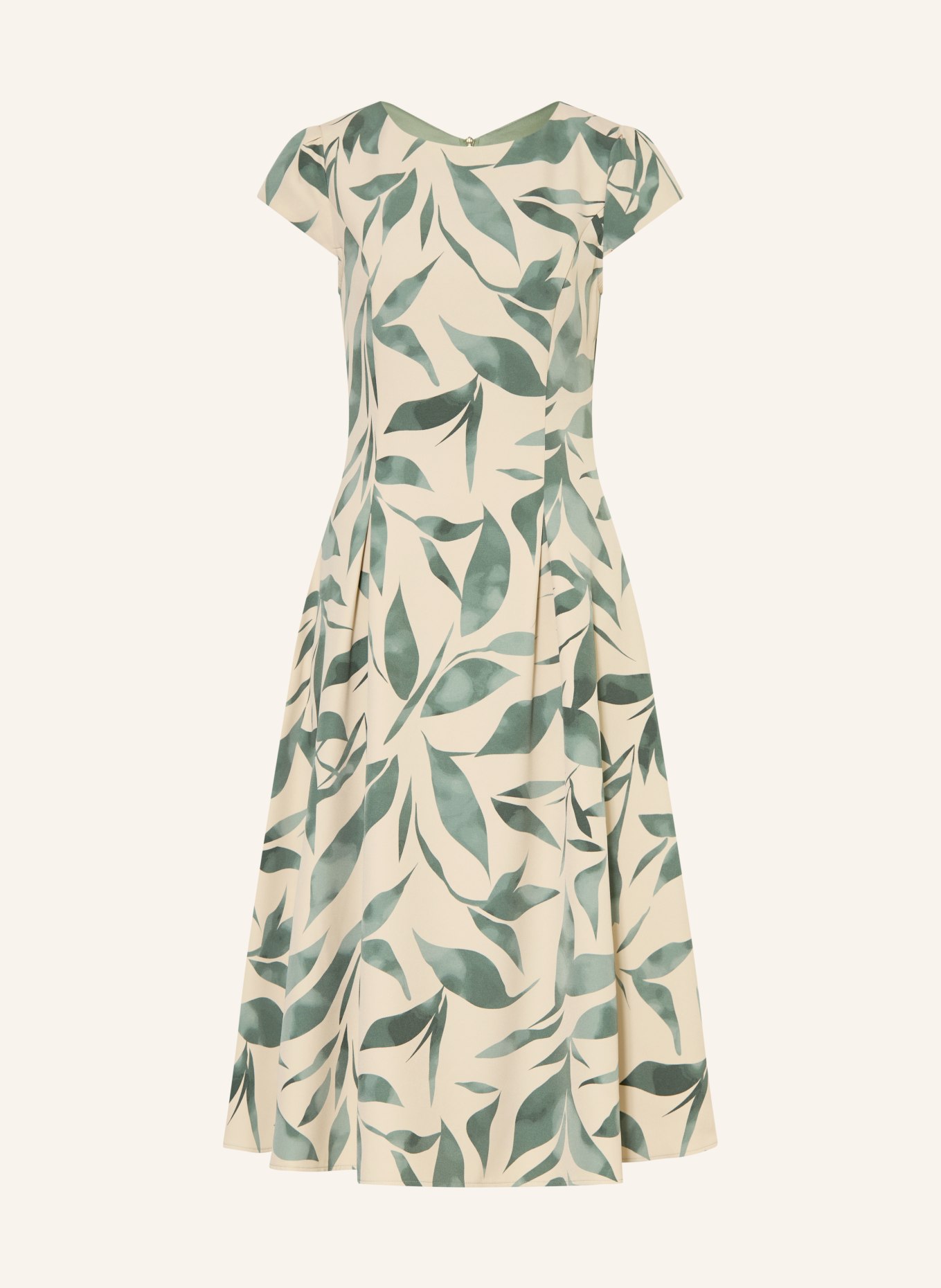 BETTY&CO Jurk: CRÈME / PETROL