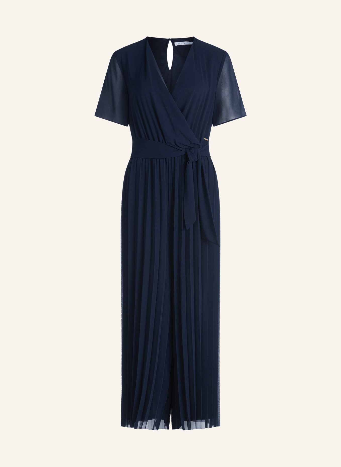 BETTY&CO Jumpsuit with pleats: DARK BLUE