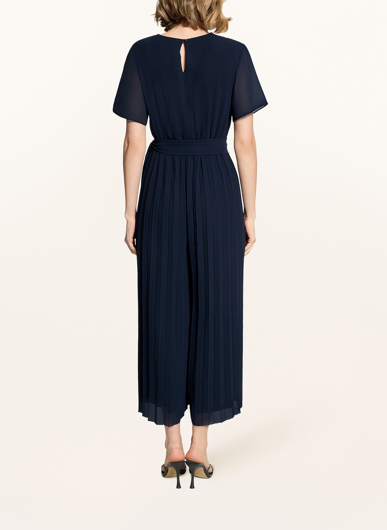 BETTY&CO Jumpsuit with pleats: DARK BLUE