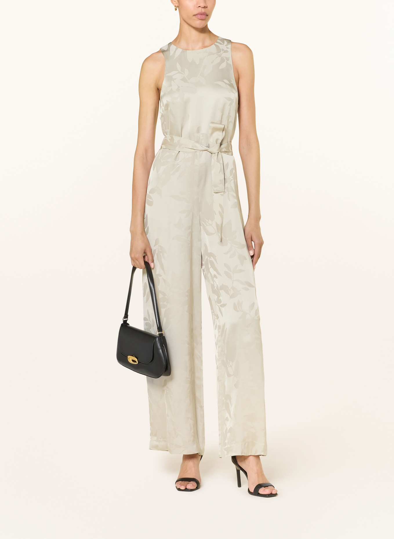 ARMANI EXCHANGE Satijnen jumpsuit: CRÈME
