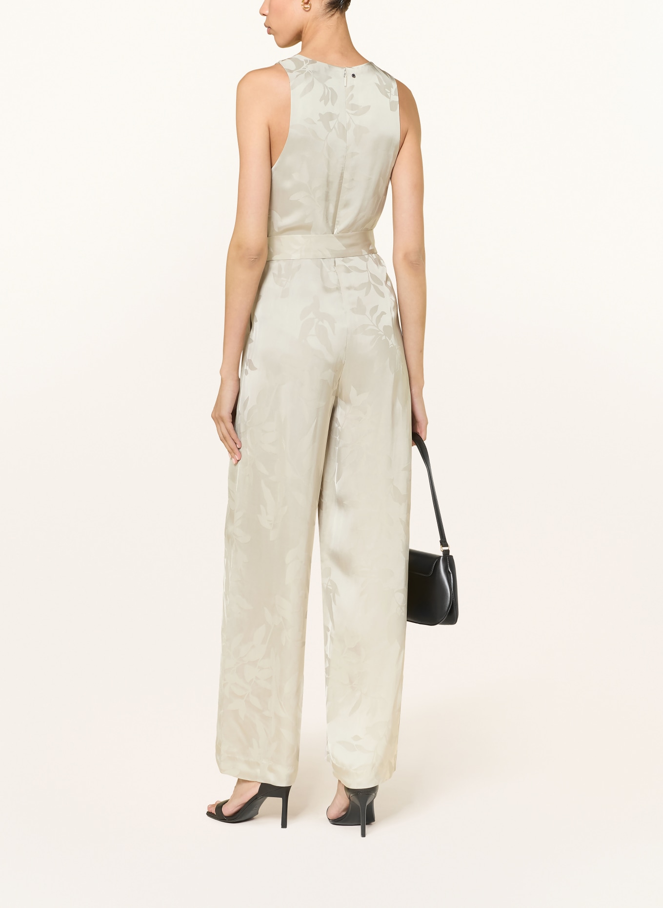 ARMANI EXCHANGE Satijnen jumpsuit: CRÈME