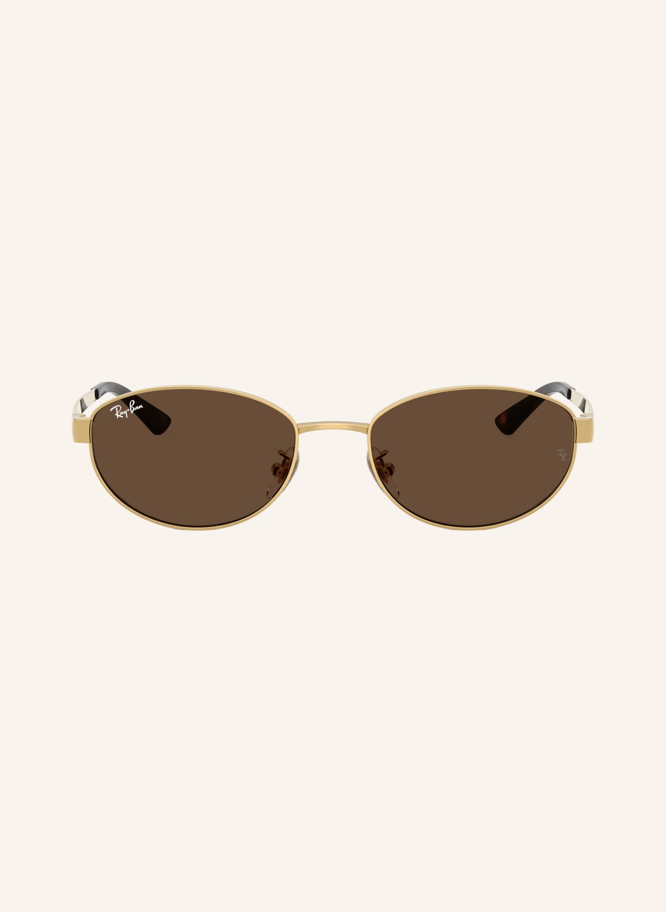 Ray-Ban Sunglasses RB3774D: GOLD / DARK BROWN