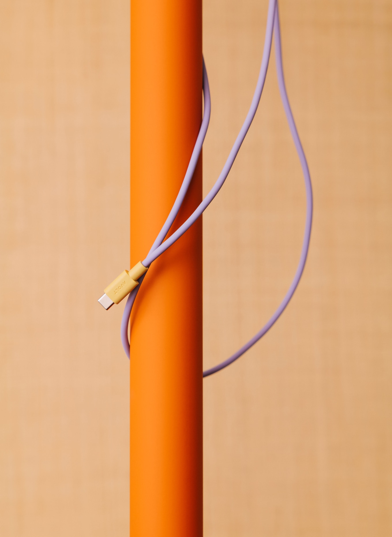 AVOLT Ladekabel CABEL 1: HELLLILA / GELB