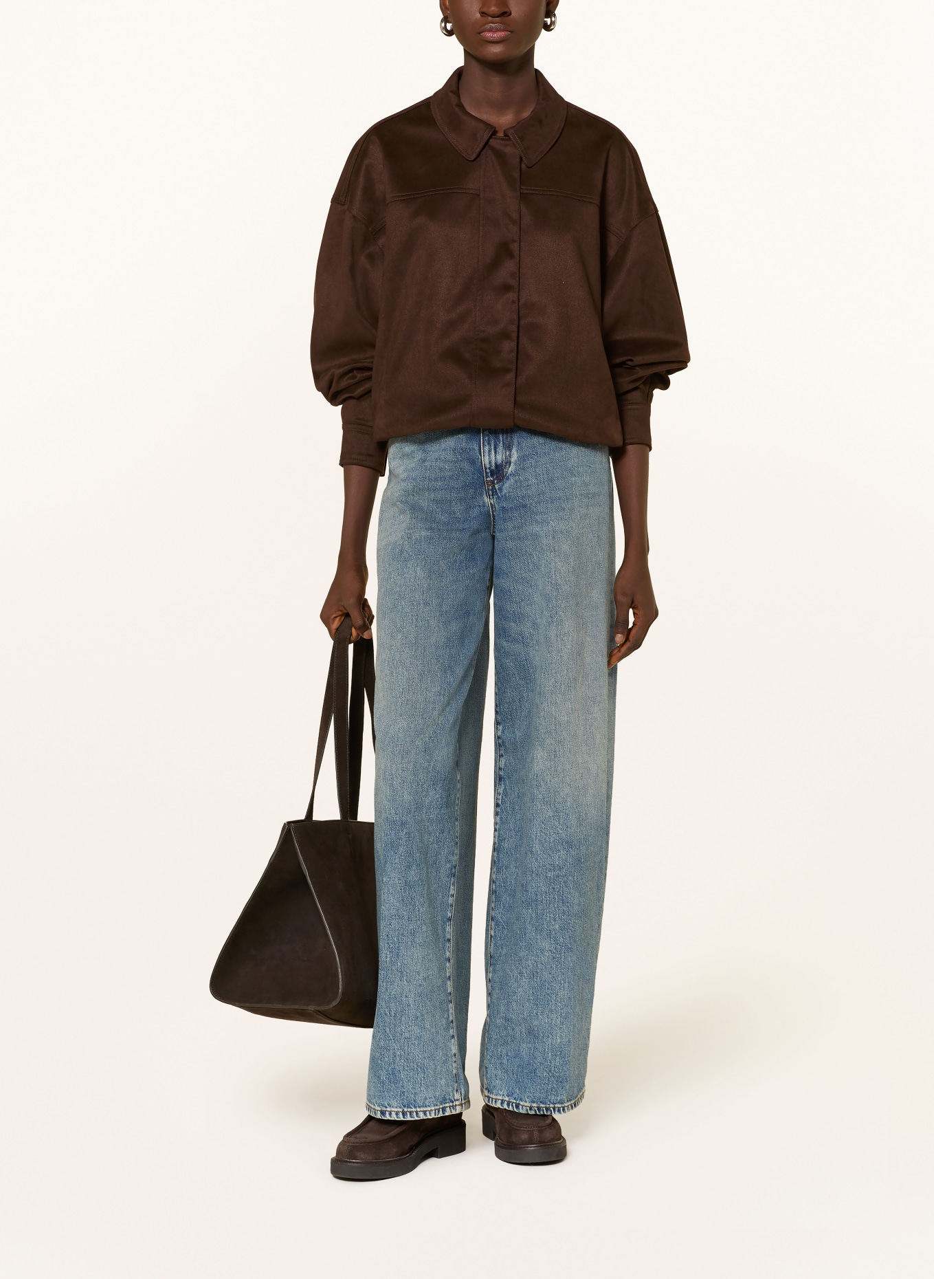 nine:inthe:morning Dżinsy z szerokimi nogawkami GEA: DLL226