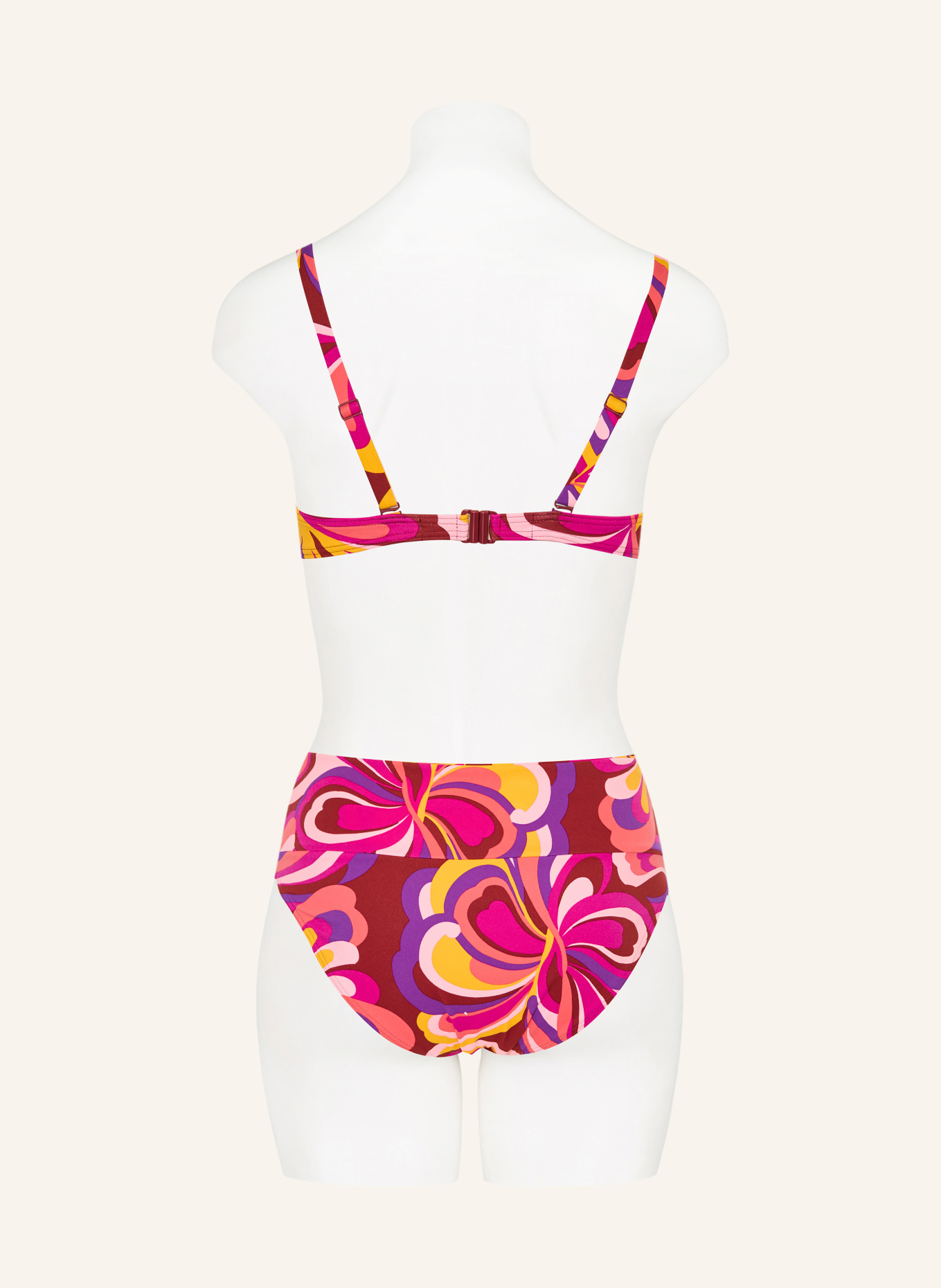 CHANTELLE High-Waist-Bikini-Hose VITA: FUCHSIA / DUNKELROT / DUNKELGELB