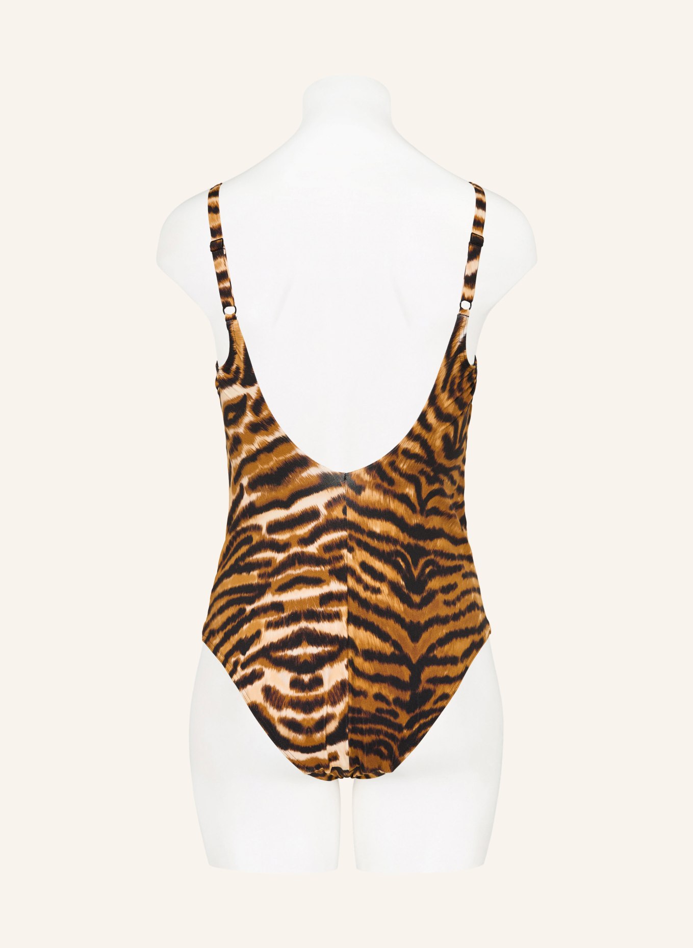 CHANTELLE Bügel-Badeanzug VITA: SCHWARZ / COGNAC / HELLBRAUN