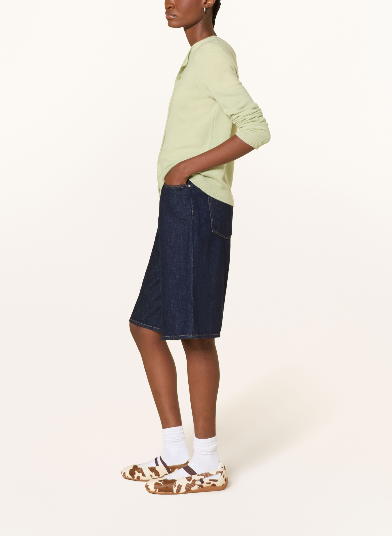 mavi Džínové bermudy SASHA: A1593 Rinse Mavi Edition