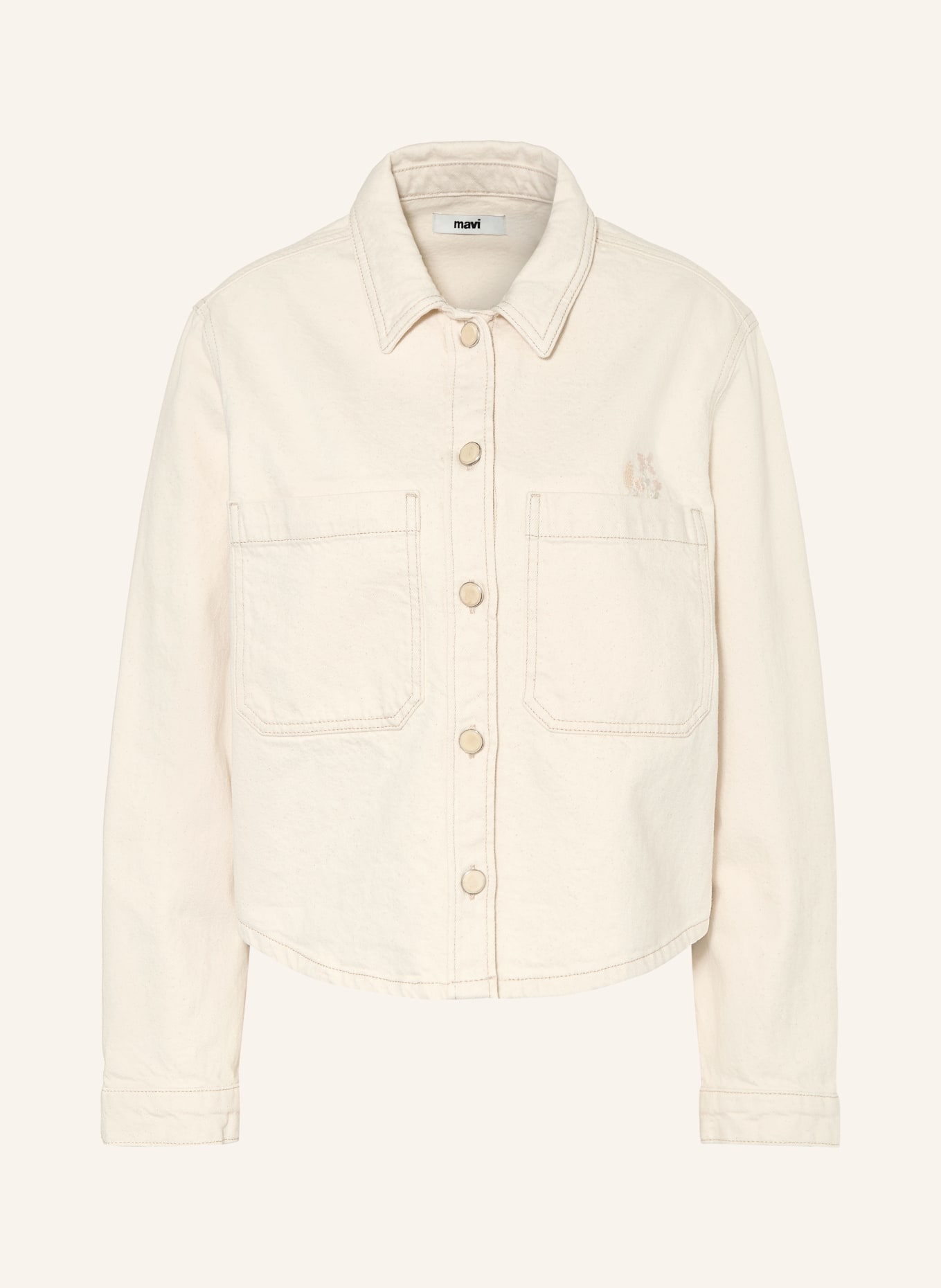 mavi Jeansjacke PAOLA: A1326 Cream DENIM