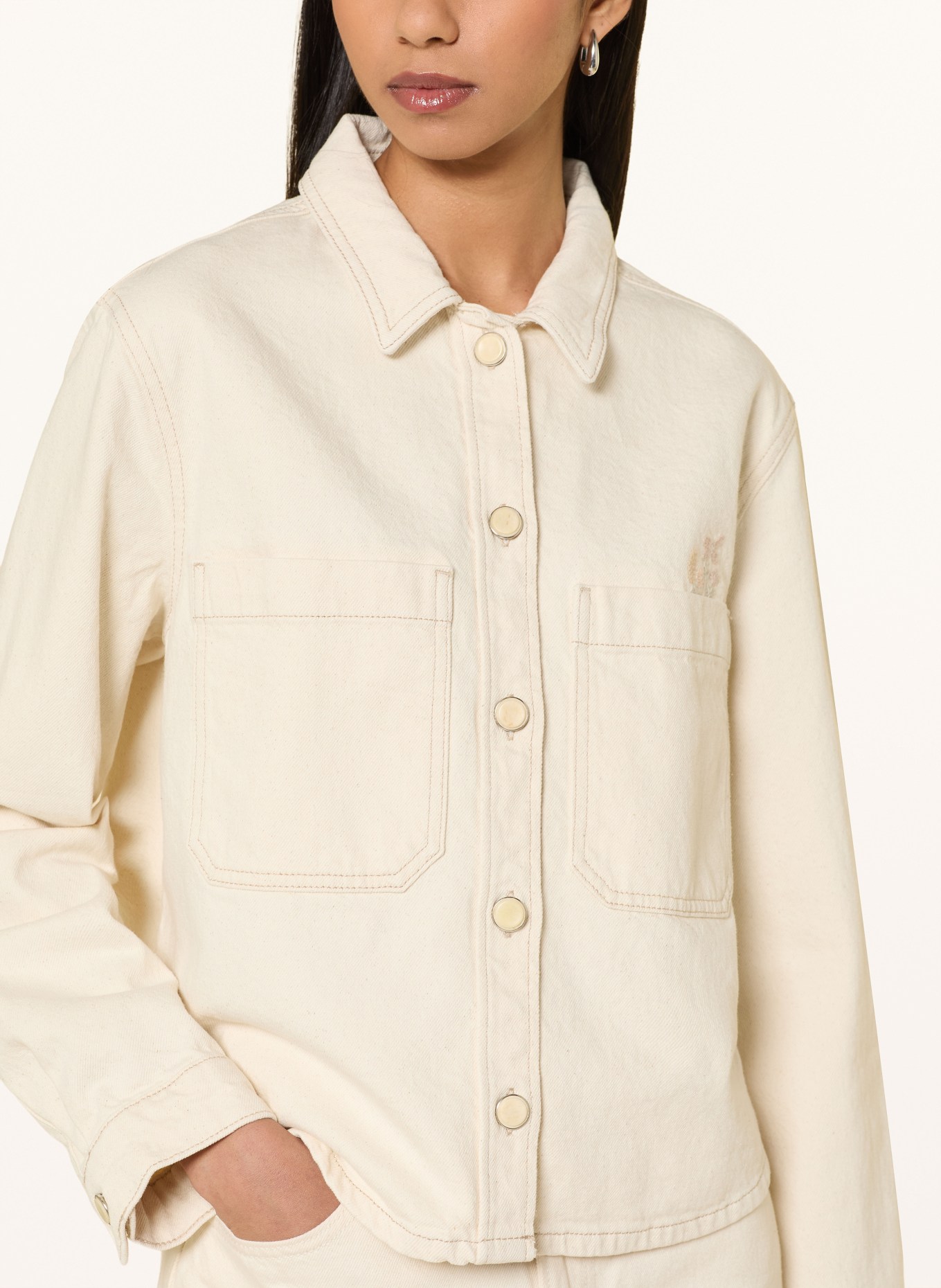 mavi Jeansjacke PAOLA: A1326 Cream DENIM