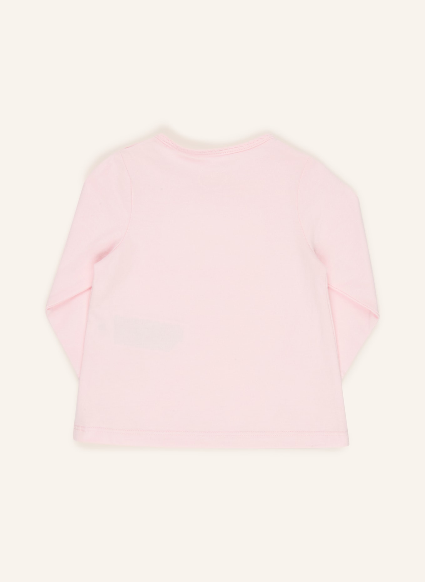 s.Oliver RED T-shirt met lange mouwen: ROSE CLAIR / DONKERGEEL / LICHTGROEN