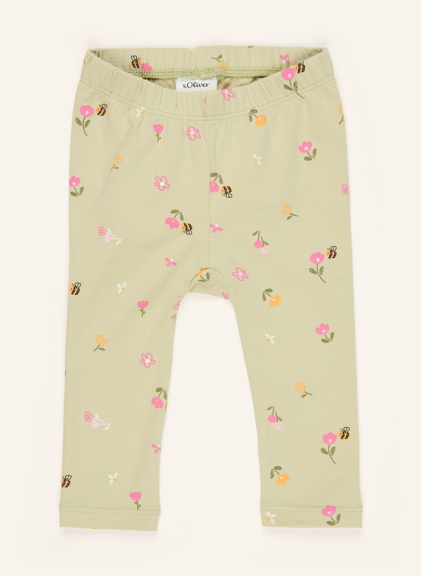 s.Oliver RED leggings: VERT CLAIR / ROSE / JAUNE