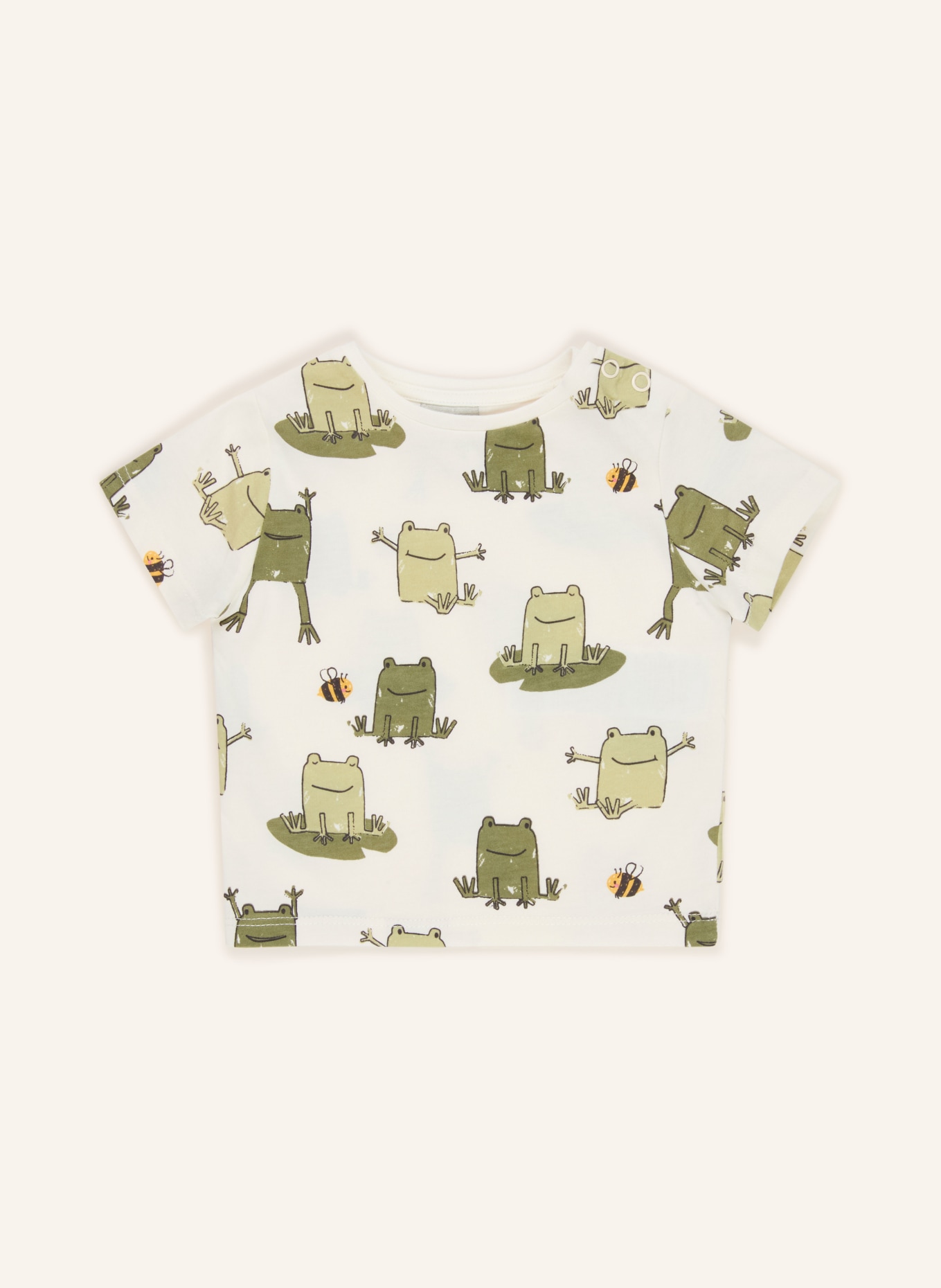 s.Oliver RED T-shirt: WIT / GROEN