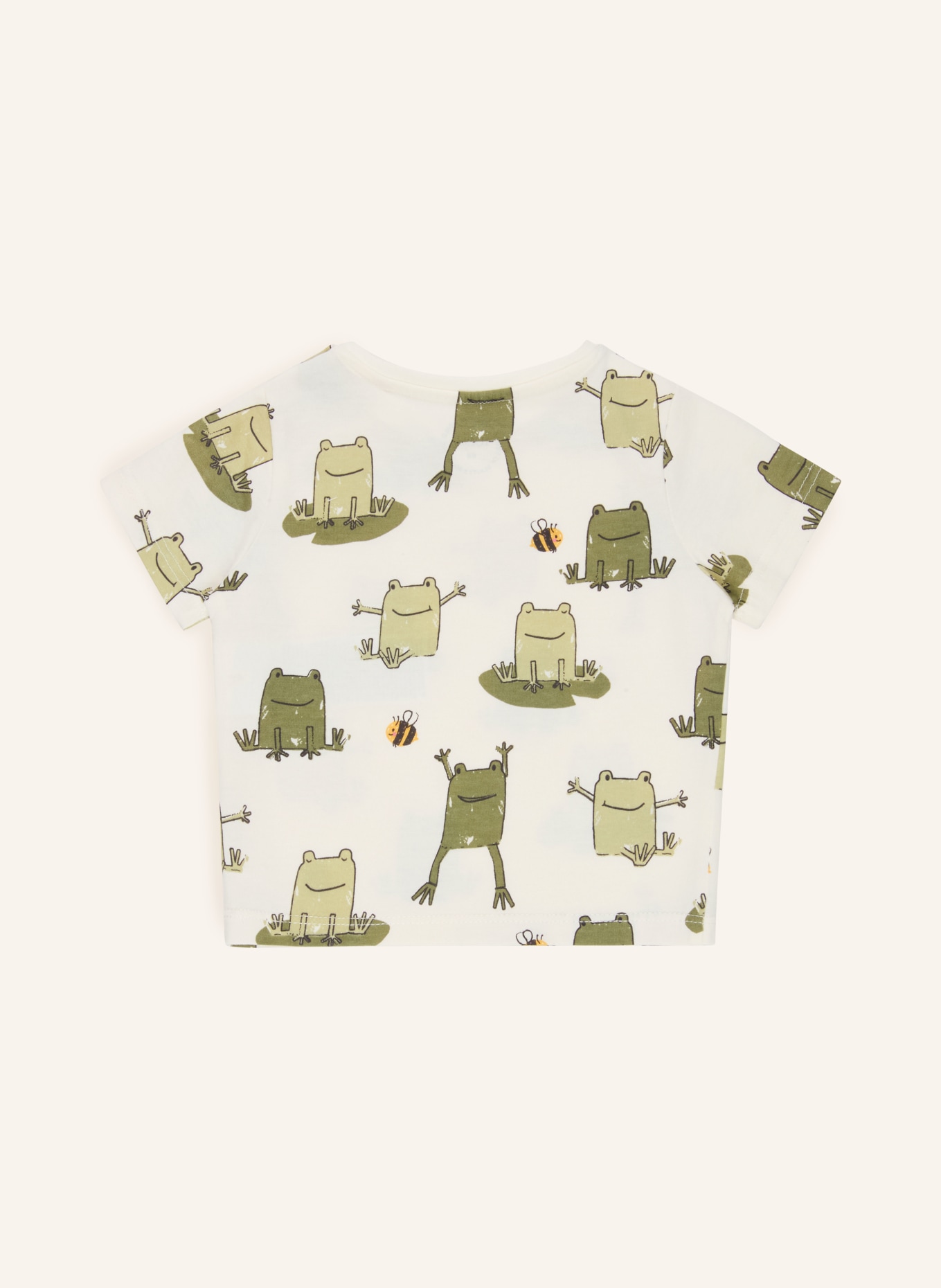 s.Oliver RED T-shirt: WIT / GROEN