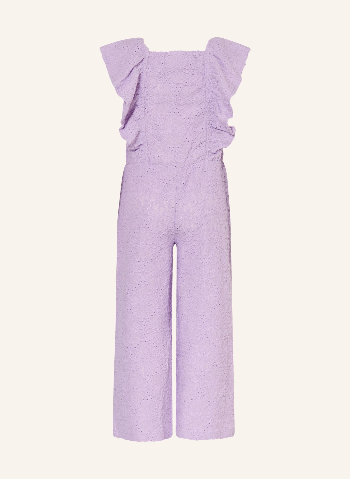 s.Oliver RED Gebreide jumpsuit met volants: LICHTPAARS