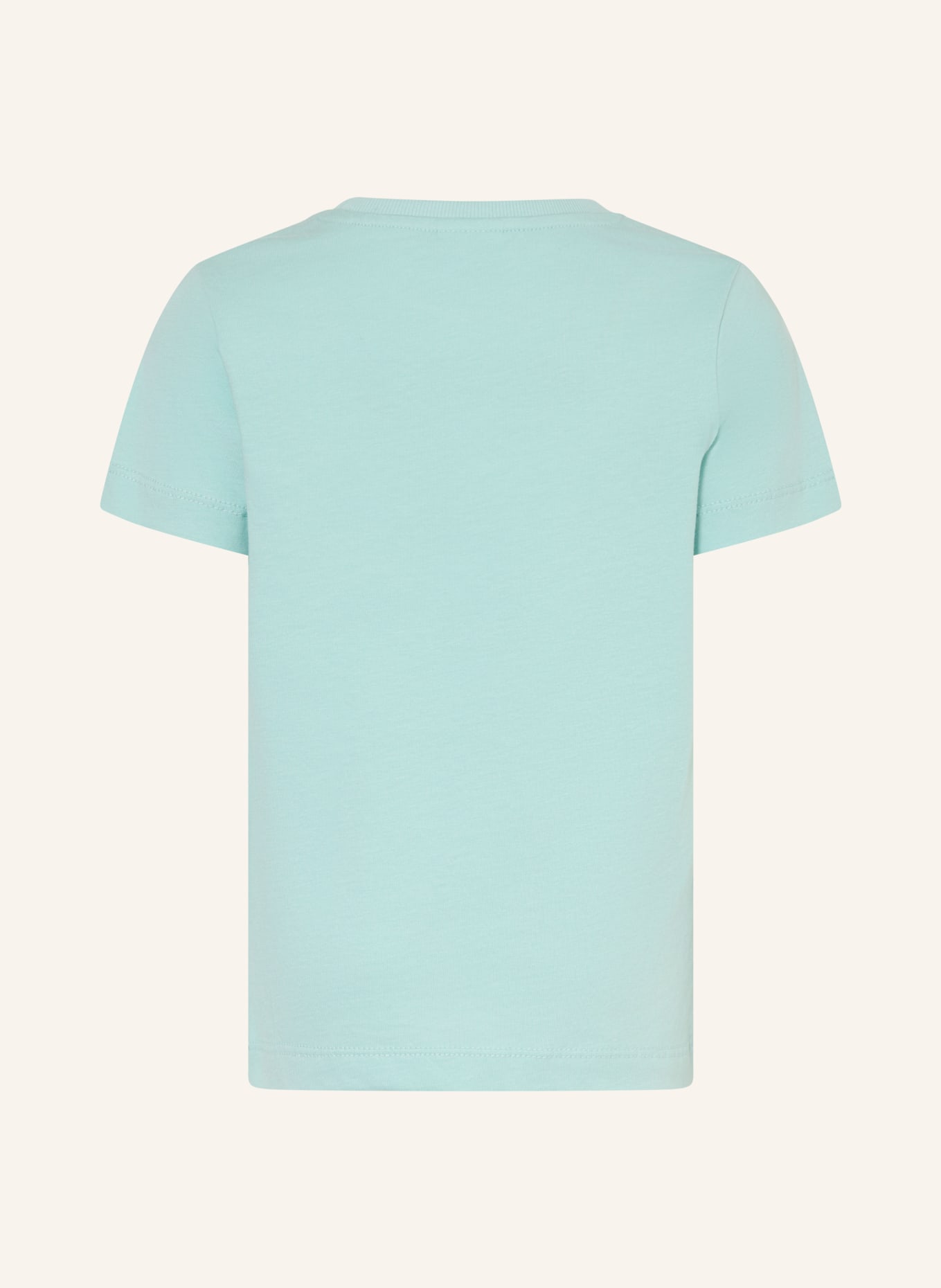 s.Oliver RED T-shirt: TURQUOISE / NEONGEEL / BLAUW