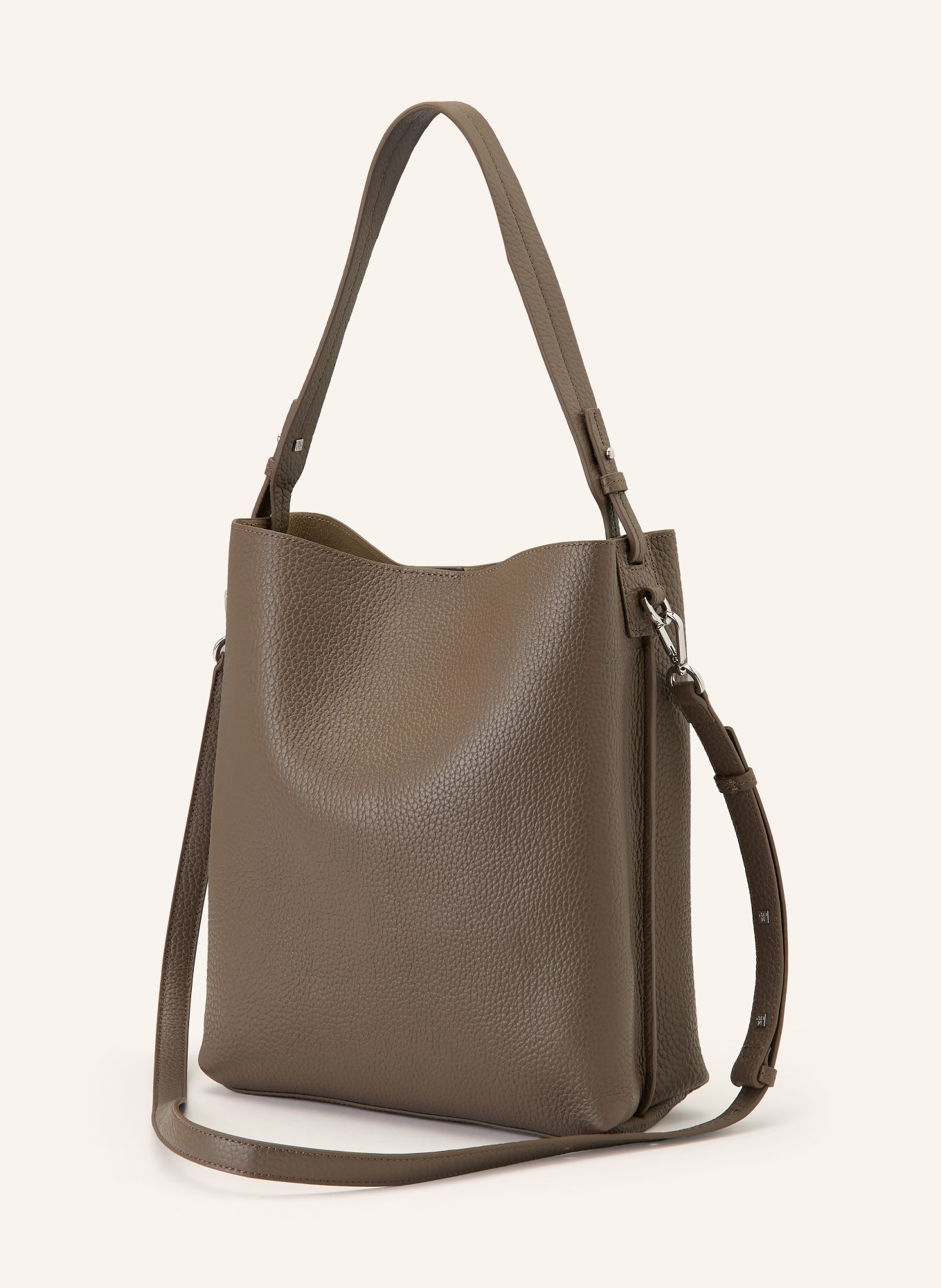 Marc O'Polo Beuteltasche: TAUPE / SILBER