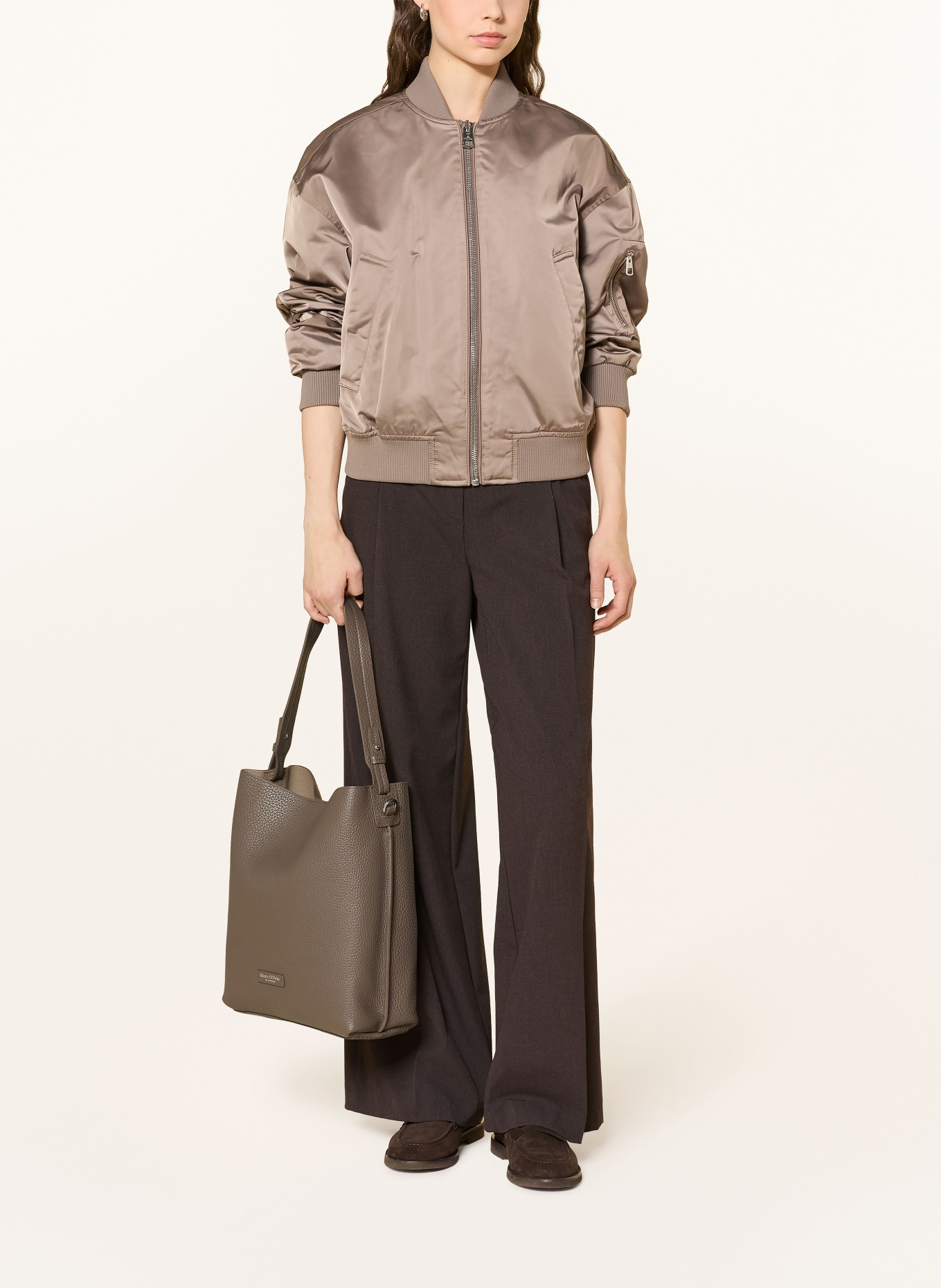 Marc O'Polo tas: TAUPE / ZILVER