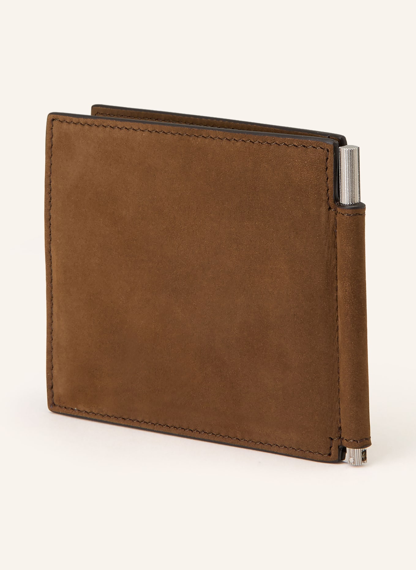 TOM FORD Kartenetui: BRAUN / SILBER