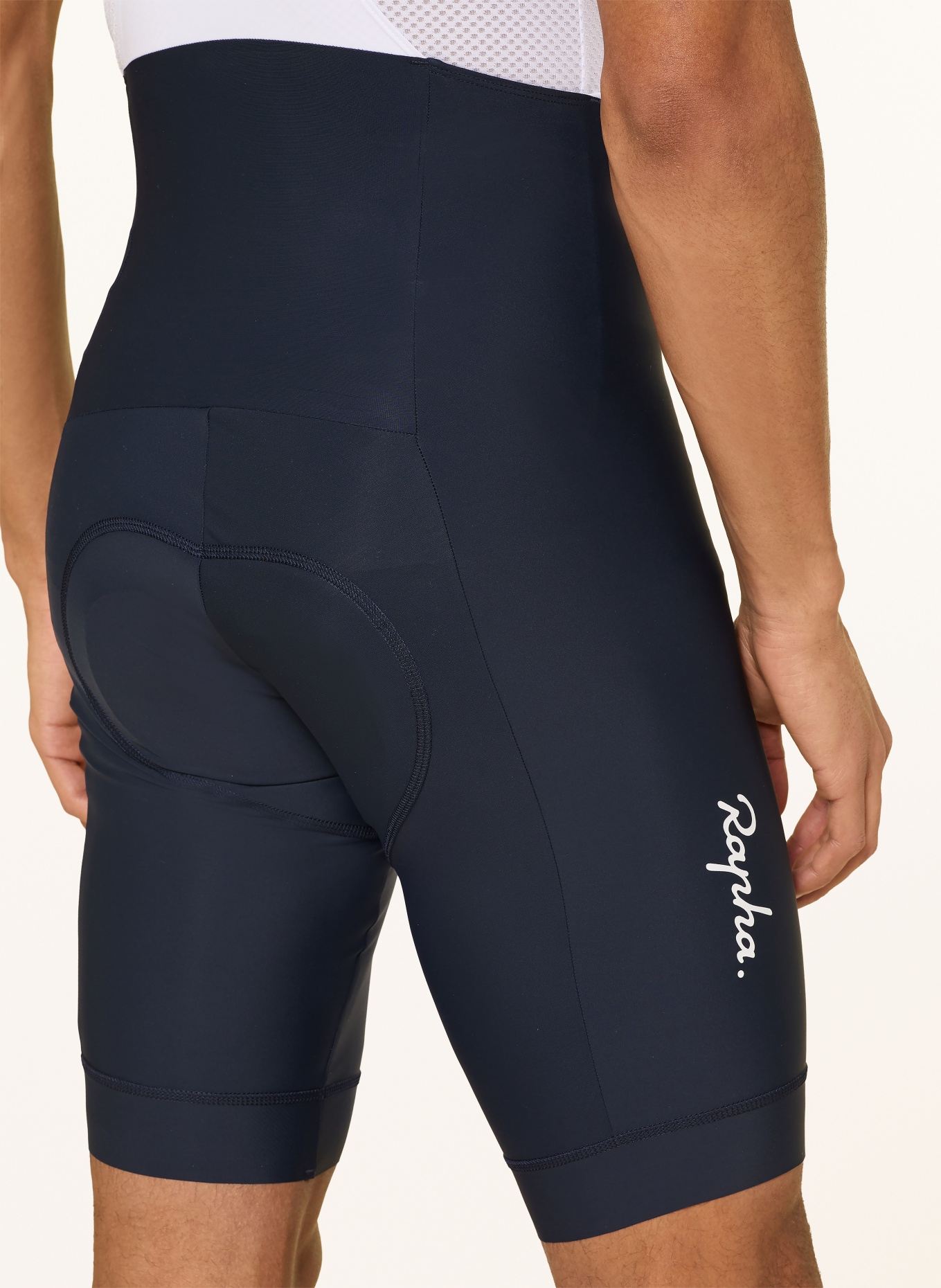 Rapha Spodnie rowerowe CORE BIB z szelkami i wyściółką: GRANATOWY / BIAŁY