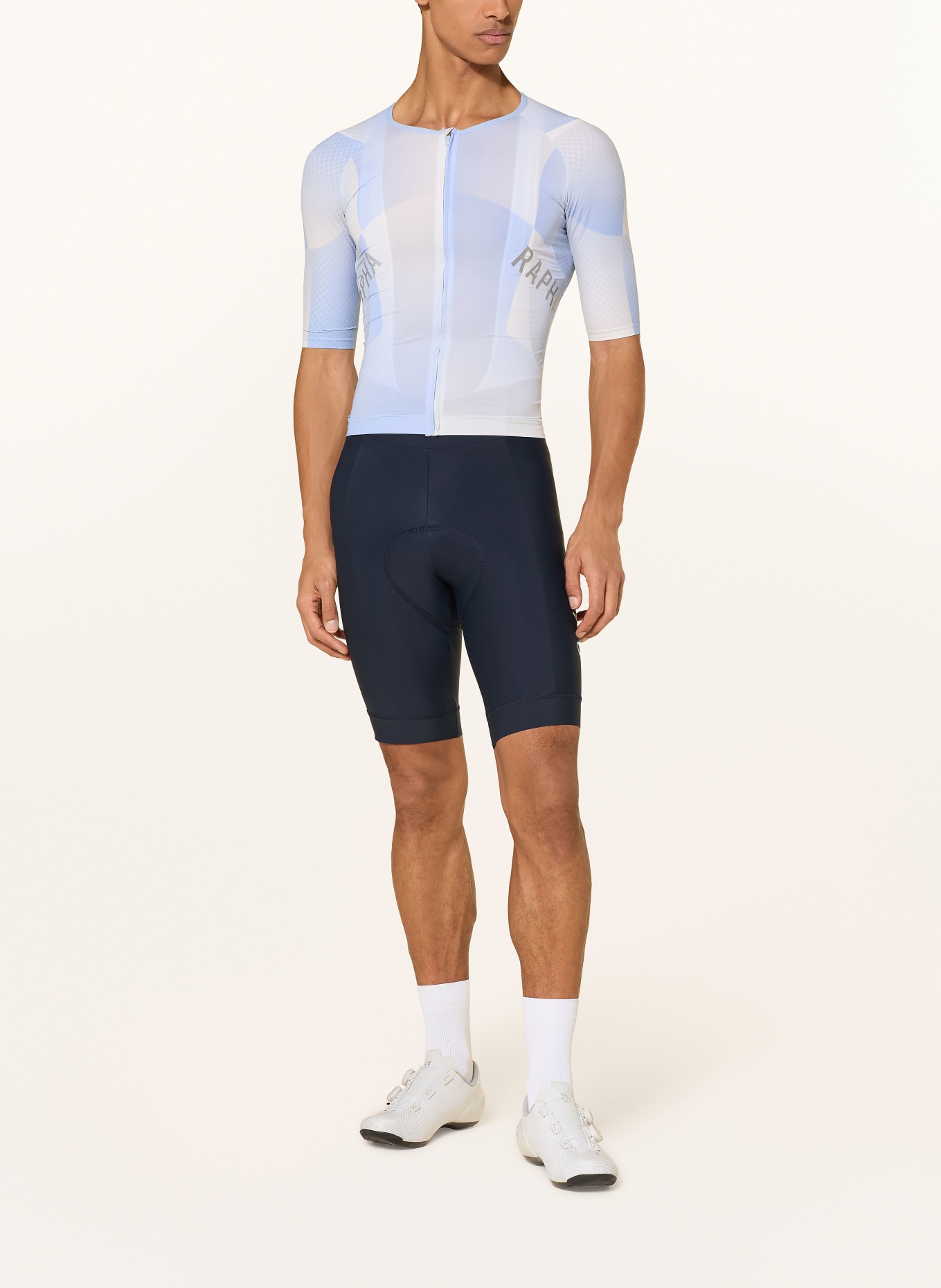 Rapha Spodnie rowerowe CORE BIB z szelkami i wyściółką: GRANATOWY / BIAŁY