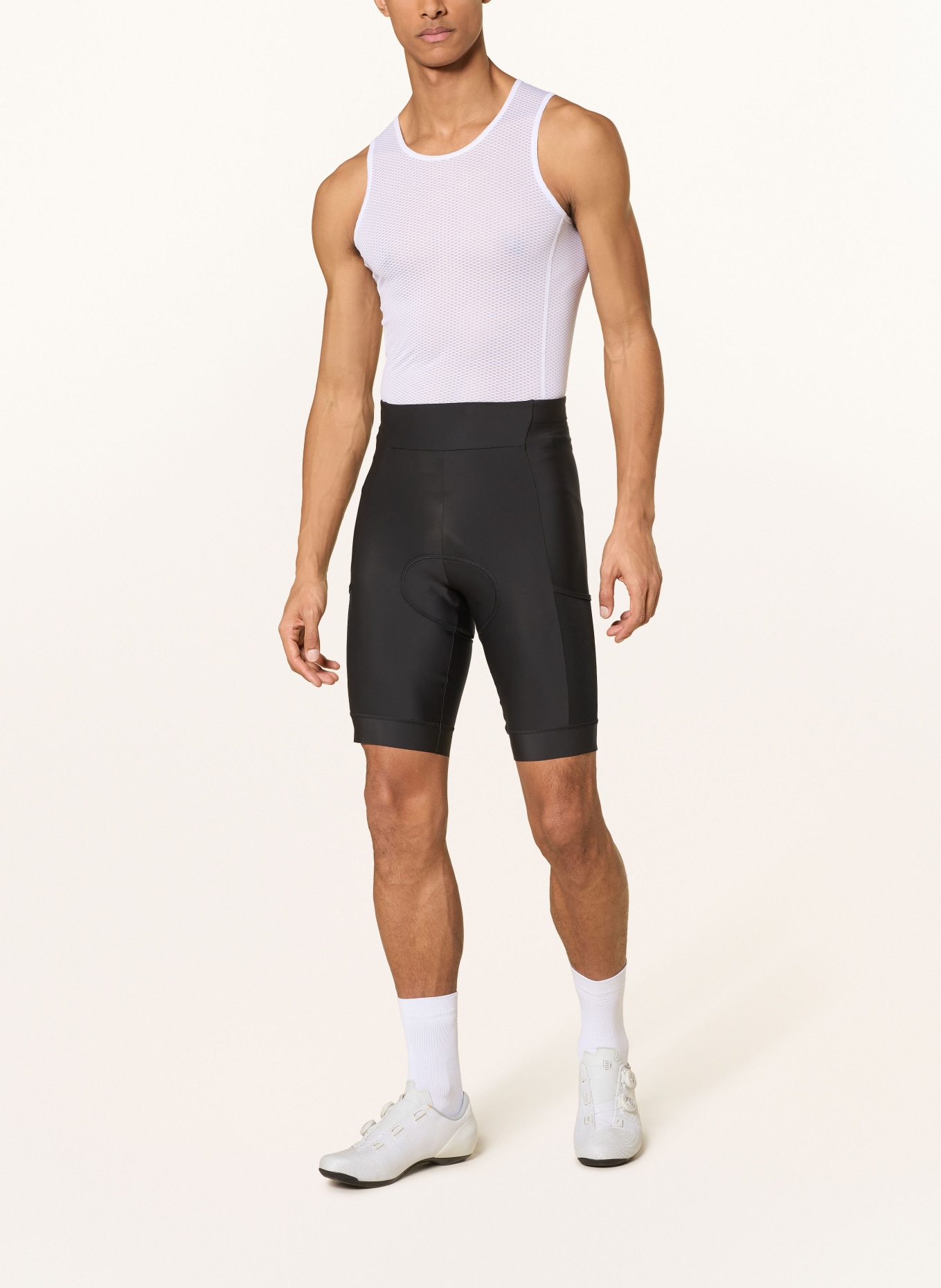 Rapha Cyklistické kalhoty CORE CARGO s polstrovaným sedlem: ČERNÁ