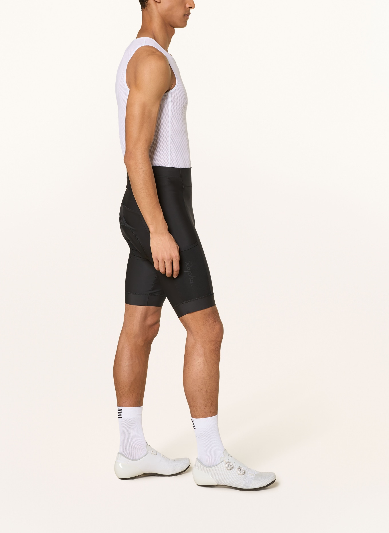 Rapha Cyklistické kalhoty CORE CARGO s polstrovaným sedlem: ČERNÁ