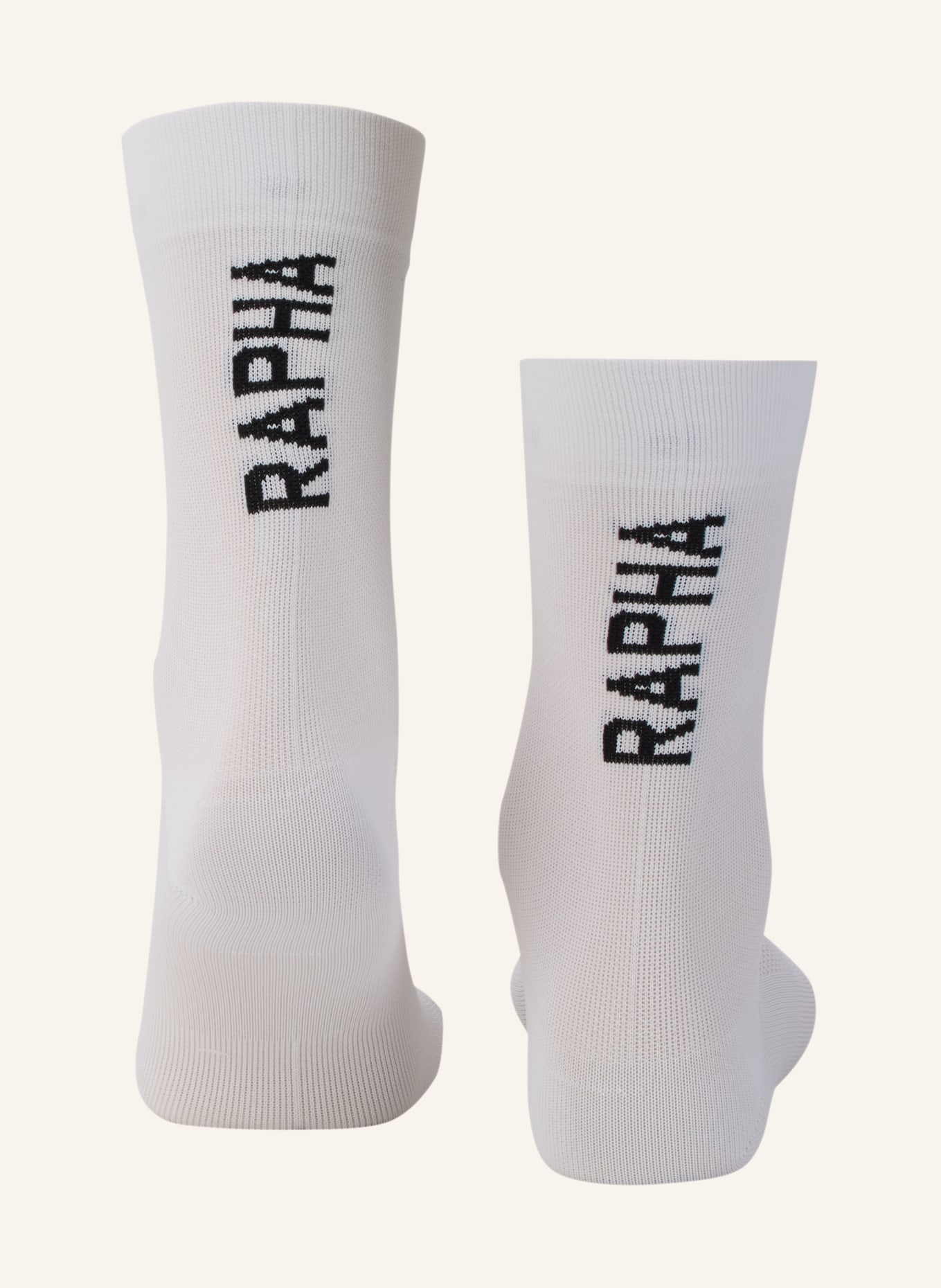 Rapha Fietssokken PRO TEAM II: WIT / ZWART