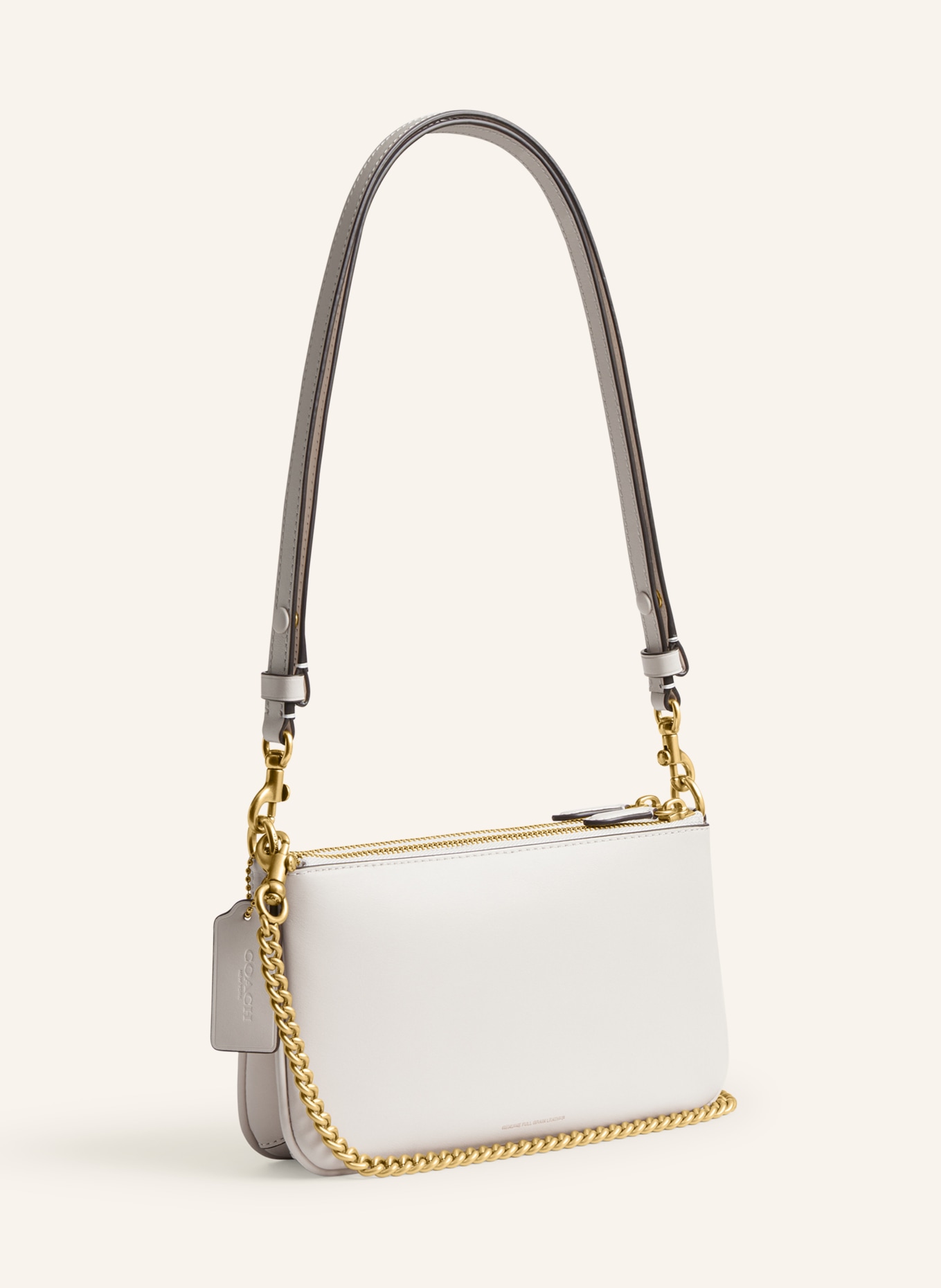 COACH AUDREY Shoulder Bag: LIGHT BROWN / GOLD