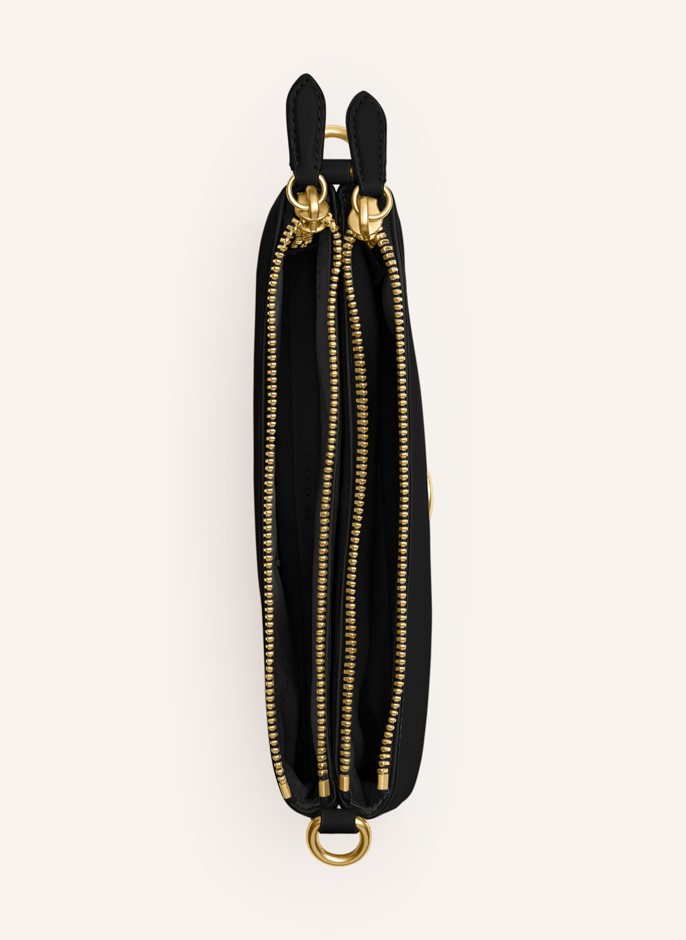 COACH AUDREY Shoulder Bag: BLACK / GOLD